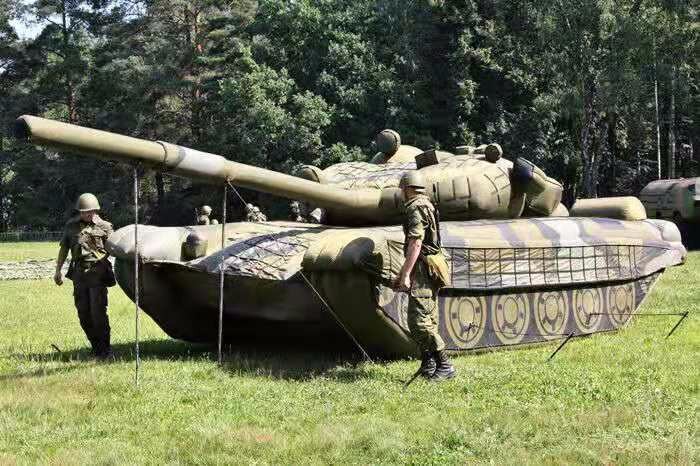 漳州部队充气坦克